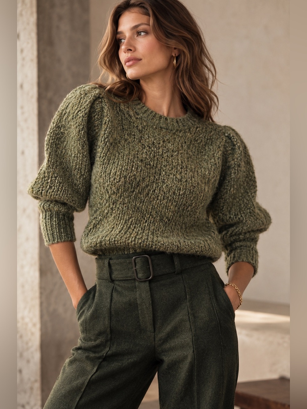 Sézane Paris Merino Wool & Baby Alpaca Sweater